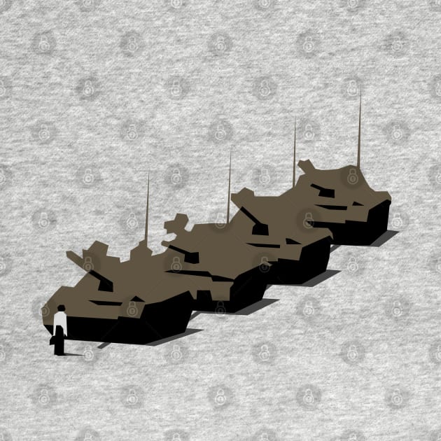 Tank Man Vector Graphic by EnvelopeStudio